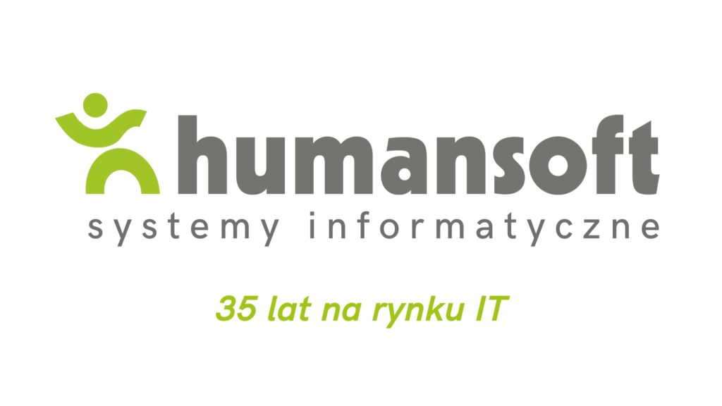 Humansoft logo na bialym tle